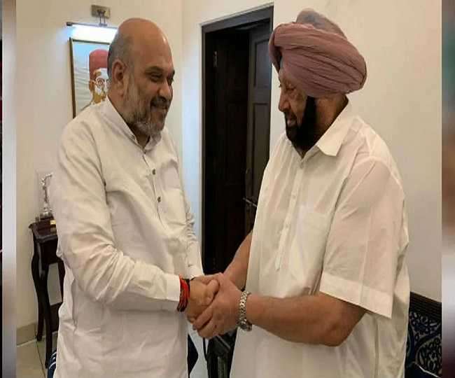 केंद्रीय गृह मंत्री अमित शाह से मिले पंजाब के पूर्व सीएम कैप्टन अमरिंदर सिंह, पंजाब में राजनीति गरमाई