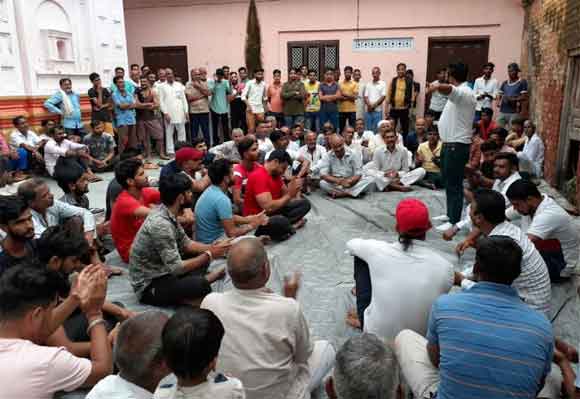 गांव रणखंडी में विधायक के खिलाफ फिर खुला मोर्चा भाजपा से टिकट न देने की मांग