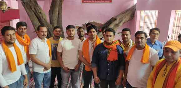 प्राचीन गायत्री मंदिर में हिंदू जागरण मंच की बैठक का आयोजन