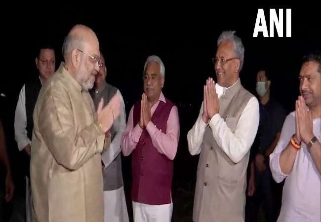 उत्तराखंड पहुंचे केंद्रीय गृहमंत्री अमित शाह, आज करेंगे हवाई सर्वेक्षण; लेंगे नुकसान का जायजा