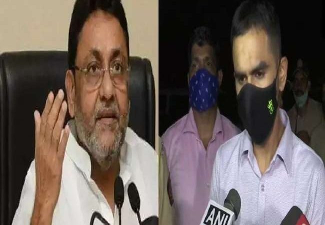 समीर वानखेड़े व नवाब मलिक में जुबानी जंग, एनसीपी नेता के आरोप पर एनसीबी अधिकारी ने दी मुकदमा की धमकी