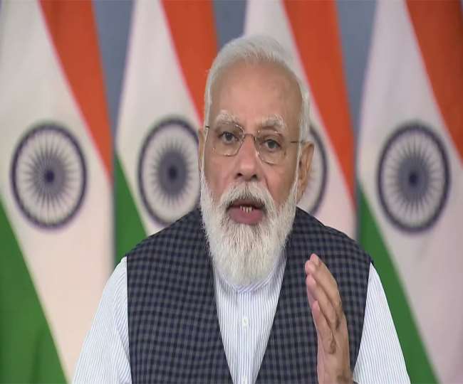 देश में 100 करोड़ डोज का लक्ष्य हासिल करने पर बोले पीएम मोदी- सभी को मिलकर कोरोना को हराना होगा