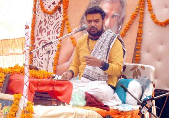 पूर्णाहुति के साथ श्रीमद् भागवत कथा को दिया विश्राम