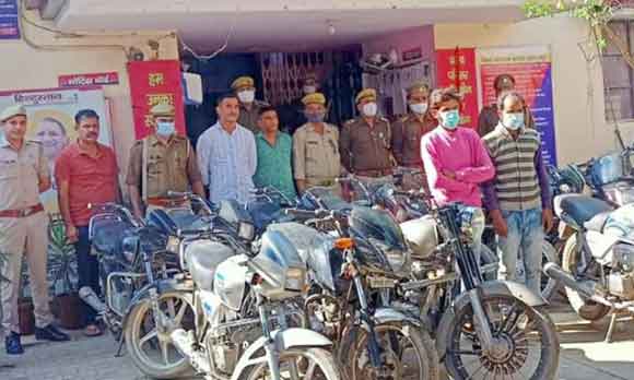 पुलिस ने किया शातिर वाहन चोर गिरोह का भंडाफोड़, दो आरोपी दबोचे