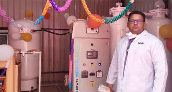 आयुष मंत्री डा0 धर्मसिंह सैनी ने किया सीएचसी में आक्सीजन प्लांट का उदघाटन