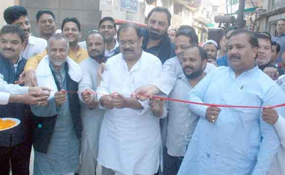विधायक ने किया निधि से निर्मित सड़कों का लोकार्पण