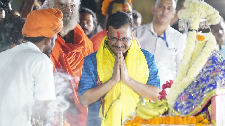 अरविंद केजरीवाल का ऐलान- यूपी में सरकार बनी तो फ्री में कराएंगे अयोध्या के दर्शन