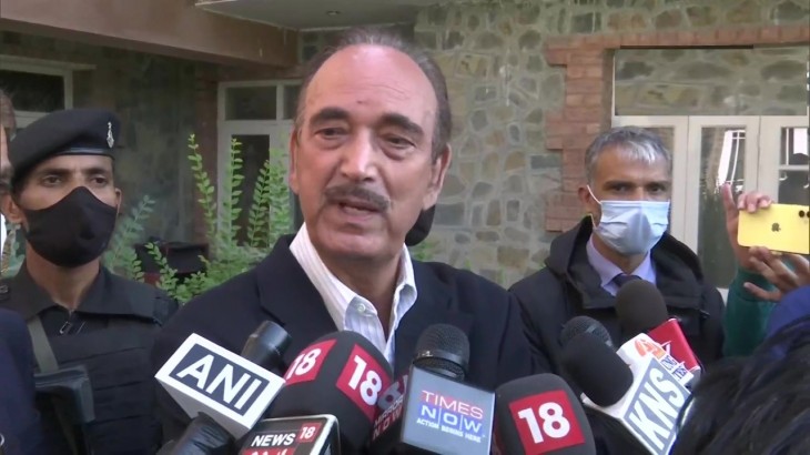 गुलाम नबी आजाद ने कहा, जम्मू-कश्मीर में आतंकी घटनाओं में आते रहे उतार-चढ़ाव