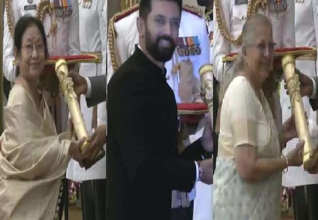 LIVE: रामविलास पासवान और तरुण गोगोई को मरणोपरांत मिला पद्म भूषण, सुमित्रा महाजन को भी किया गया सम्मानित