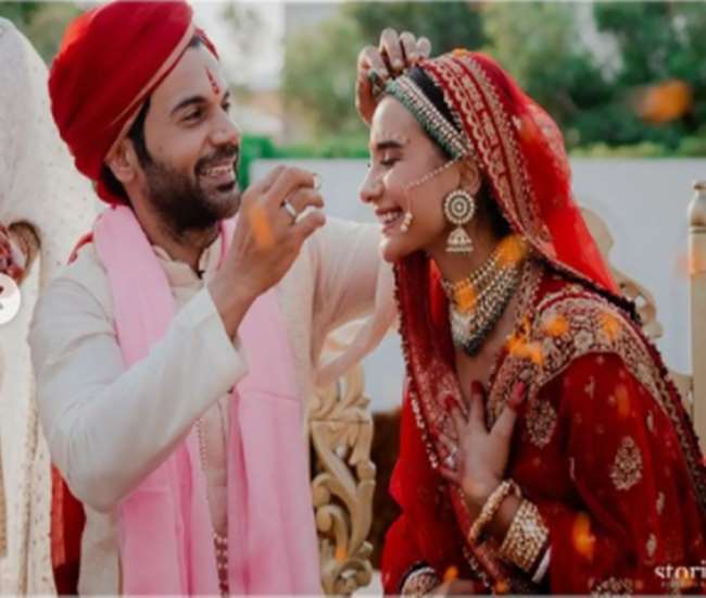 शादी के बंधन में बंधे राजकुमार राव और पत्रलेखा पॉल, खूबसूरत तस्वीरों में देखें खुशी भरे पल