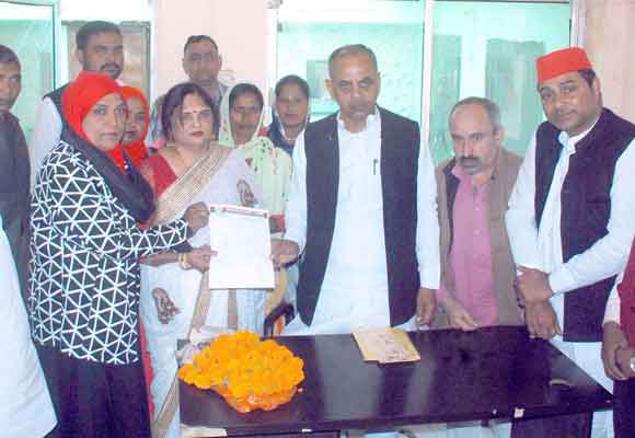 राजेश रानी बनी सपा महिला सभा की जिला उपाध्यक्ष