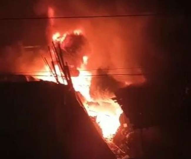 यमुनानगर में कबाड़ गोदाम में लगी भीषण आग, पिता और 3 बच्‍चों की मौत, महिला झुलसी