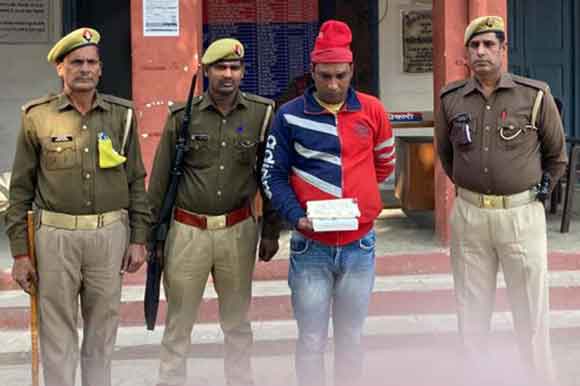 सट्टे की खाईबाड़ी करते दबोचा एक आरोपी