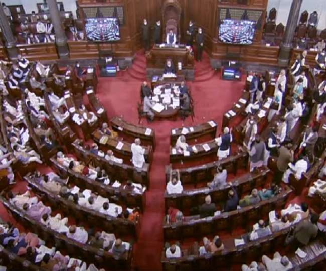 शीतकालीन सत्र 2021: संसदों के निलंबन को लेकर विपक्ष का प्रदर्शन, सभापति बोले- वापस नहीं होगा फैसला