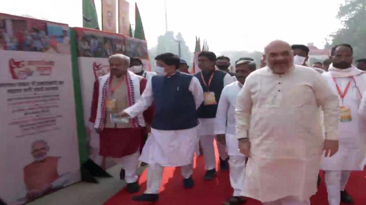 BJP की राष्ट्रीय कार्यकारिणी की बैठक थोड़ी देर में, धीरे-धीरे पहुंच रहे हैं नेता
