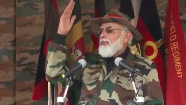 दिवाली पर पीएम मोदी ने सैनिकों से कहा- सर्जिकल स्ट्राइक में आपकी भूमिका पर गर्व