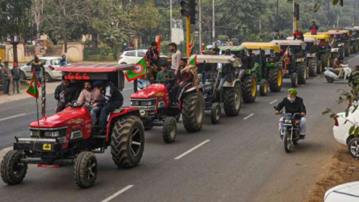 शीतकालीन सत्र के दौरान किसानों का संसद तक ट्रैक्टर मार्च भी अभी रद्द नहीं