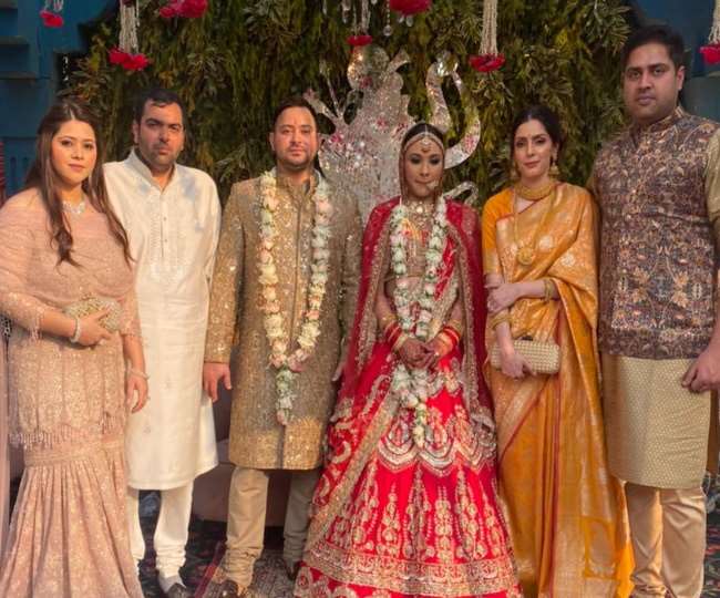 शादी के बंधन में बंधे तेजस्वी यादव, नई दुल्हनिया का लालू परिवार में हुआ जोरदार स्वागत