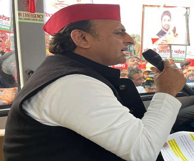 विजय रथ लेकर रायबरेली पहुंचे अखिलेश यादव, बोले-भाजपा ने लोगों को दी दिक्कत, किल्लत और जिल्लत