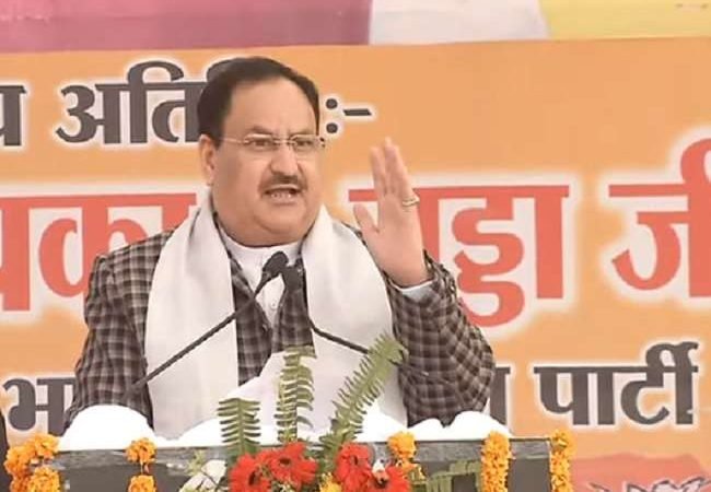 भाजपा जन विश्वास यात्रा में जेपी नड्डा बोले- विपक्ष को आराम करने दो, योगी आदित्यनाथ को नया काम दो