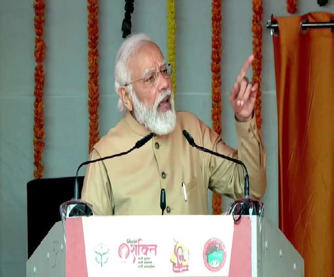 पांच साल पहले यूपी में था माफियाराज, योगी जी ने गुंडों को सही जगह पहुंचाया- पीएम मोदी