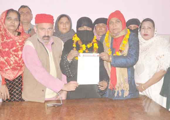 रेहाना बनी सपा महिला सभा की सरसावा ब्लाक अध्यक्ष