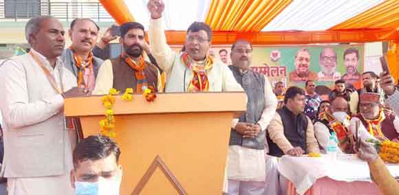 पिछड़ा वर्ग के समर्थन से उत्तर प्रदेश में पुन: बनेगी भाजपा सरकार: प्रजापति