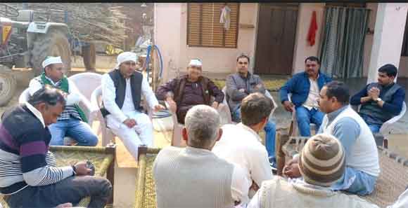भाकियु तोमर गुट गांव केन्दकी में बैठक का आयोजन