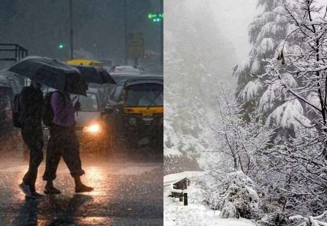 Weather Update : पहाड़ों पर भारी हिमपात ने बढ़ाई ठिठुरन, अगले तीन दिनों तक बारिश और बर्फबारी का अलर्ट