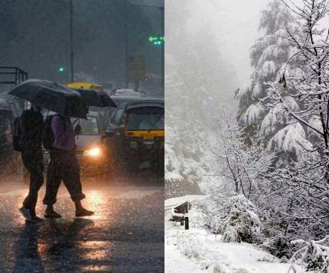 Weather Update : पहाड़ों पर भारी हिमपात ने बढ़ाई ठिठुरन, अगले तीन दिनों तक बारिश और बर्फबारी का अलर्ट