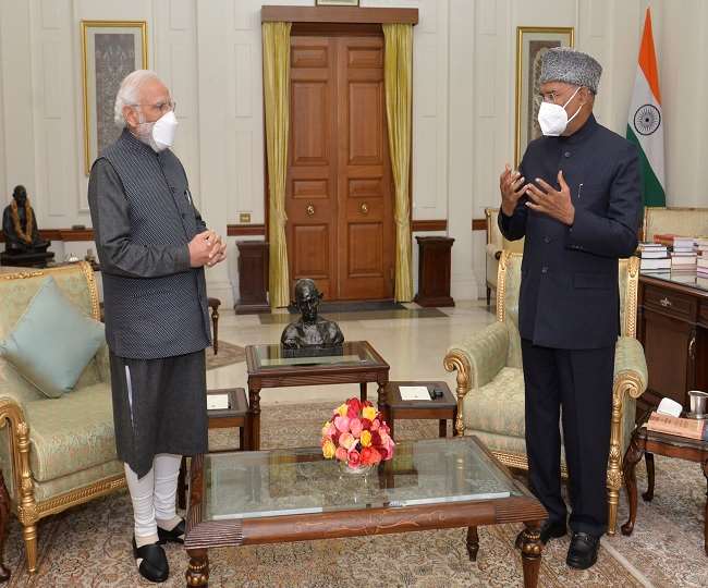 राष्ट्रपति कोविंद से मिले पीएम मोदी, अपने पंजाब दौरे पर सुरक्षा में हुई गड़बड़ियों की दी पूरी जानकारी