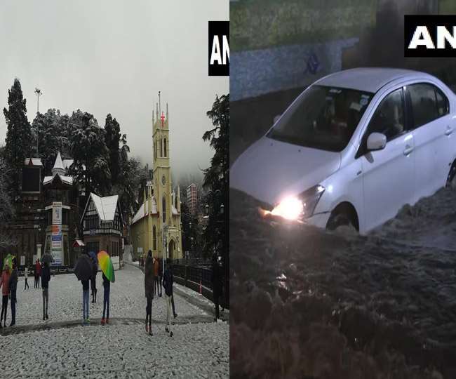 Weather update: बर्फ की चादर में लिपटे उत्तर भारत के पहाड़ी इलाके तो मैदानों में हो रही बारिश जानें- अपने यहां का हाल