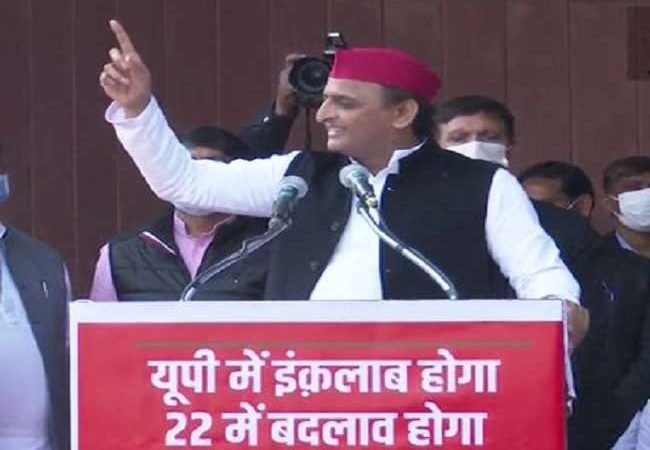 अखिलेश यादव बोले- जिधर स्वामी उधर सरकार बनती है, हमारा गठबंधन जीतेगा 400 सीट