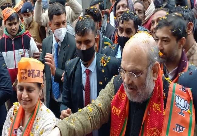 UP Chunav 2022: कैराना में अमित शाह की घर-घर जाकर भाजपा के पक्ष में मतदान करने की अपील