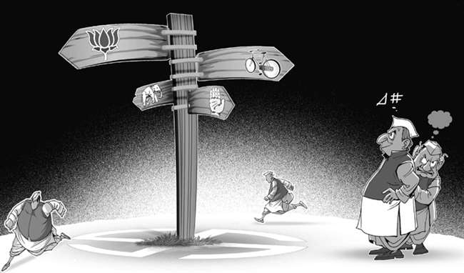 दलबदलू नेता पाला बदलने के लिए भले ही विचारधारा की आड़ लेते हों, लेकिन असल में उनकी कोई विचारधारा ही नहीं होती