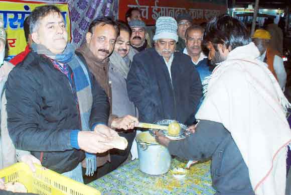 नववर्ष के उपलक्ष में किया विशाल भंडारा आयोजित