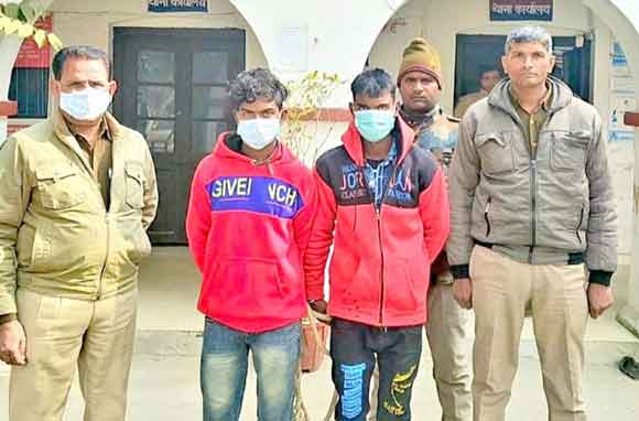 पुलिस ने युवती हत्याकांड के दो आरोपी पकड़े, भेजे जेल