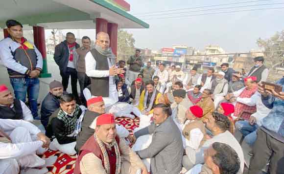 गठबंधन प्रत्याशियों को जिताने के लिए जीजान से चुनाव प्रचार में जुटें कार्यकर्ता: रूद्रसैन