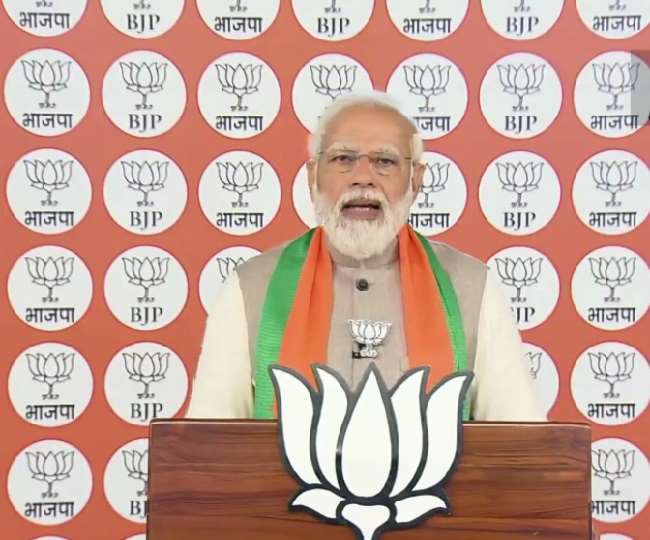 UP Chunav 2022: PM मोदी की पहली वर्चुअल रैली, कहा- 5 साल पहले दबंग और दंगाई ही कानून थे