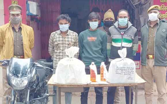 पुलिस ने दबोचे तीन शातिर नशा तस्कर, भेजे जेल
