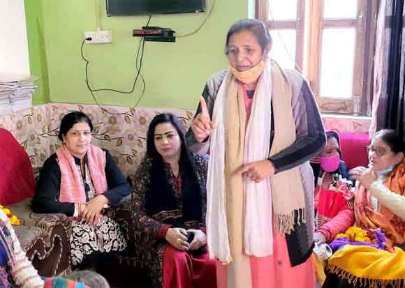 भारतीय जनता पार्टी महिला मोर्चा देहात द्वारा जनसंपर्क चलाया गया अभियान