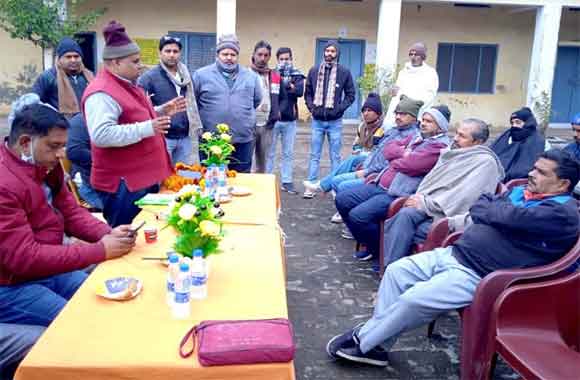 विद्युत संविदा मजदूर संगठन उत्तर प्रदेश की बैठक का आयोजन