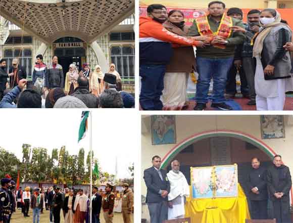 देवबंद नगर व क्षेत्र में सरकारी कार्यालयों, समाजिक संस्थाओं और स्कूलो में हर्षोल्लास के साथ मनाय गया 73वां गणतंत्र दिवस
