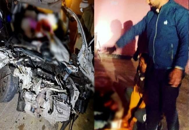 बाराबंकी में बड़ा सड़क हादसा, अयोध्या हाईवे पर पति-पत्नी और दो बच्चे समेत छह लोगों की मौत