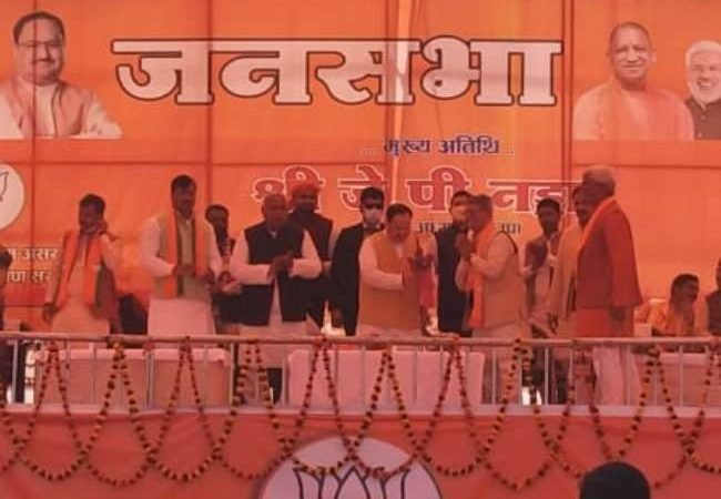 UP Election 2022: व‍िपक्षी वोट मांगने आएं तो पूछ‍िएगा राम मंदिर निर्माण में क्यों डाला अड़ंगा : जेपी नड्डा