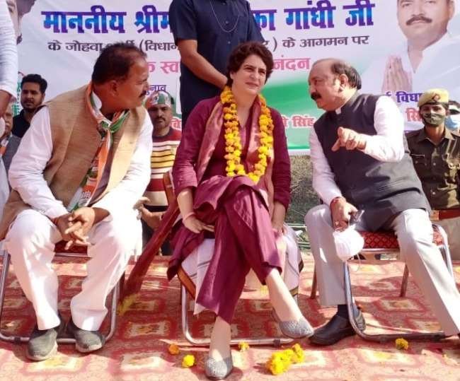 रायबरेली में बोलीं प्र‍ियंका गांधी, मुफ्त राशन और खातों में रुपये मिलने से नहीं होगा विकास, साफ नीयत वाली सरकार चुनें