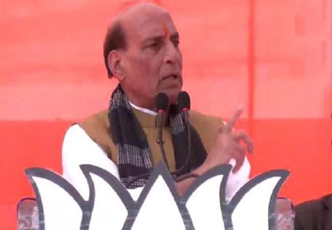 UP Election 2022: गोंडा में रक्षा मंत्री राजनाथ सिंह बोले-पहले दो चरण के मतदान ने जता दिया कि भाजपा का ही परचम
