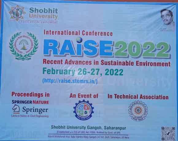 शोभित विश्वविद्यालय गंगोह में अंतरराष्ट्रीय सम्मेलन का आयोजन