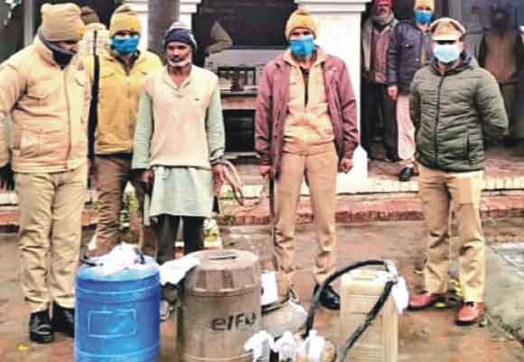 अवैध शराब की कसीदगी करते एक आरोपी गिरफ्तार