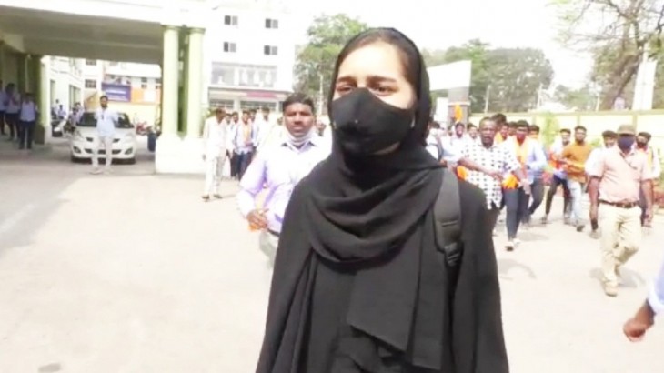 हिजाब विवाद में अल्लाह-ओ-अकबर कहने वाली मुस्कान के समर्थन में RSS का MRM